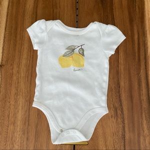 White short sleeve onesie